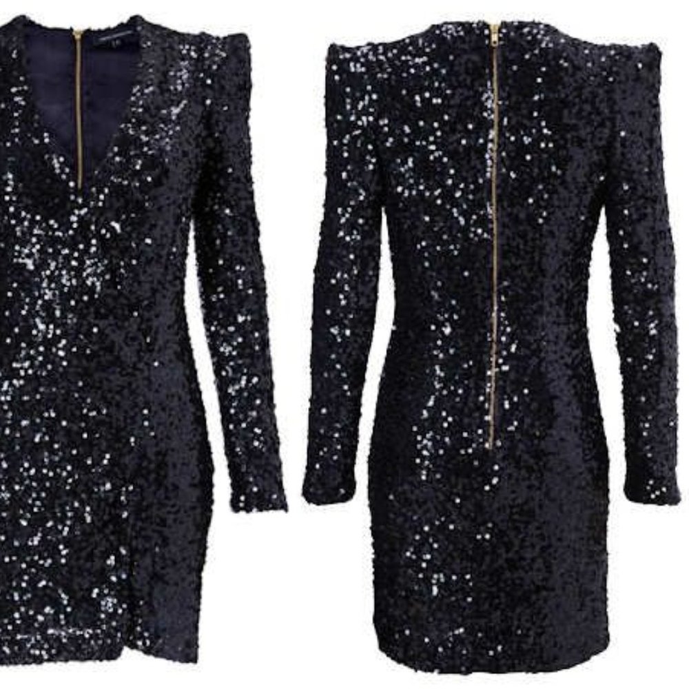 French Connection Sequin Samantha Dress - Picture 3 of 7